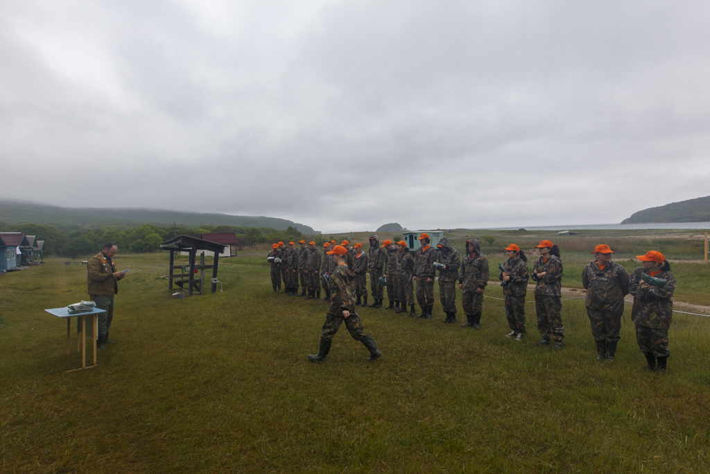 Участники отряда «Тигр»-2016 в Лазовском заповеднике