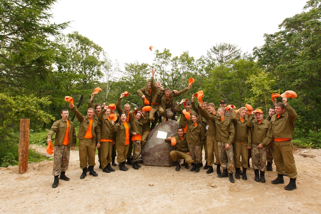 Участники отряда «Тигр»-2015 в Сихотэ-Алинском заповеднике